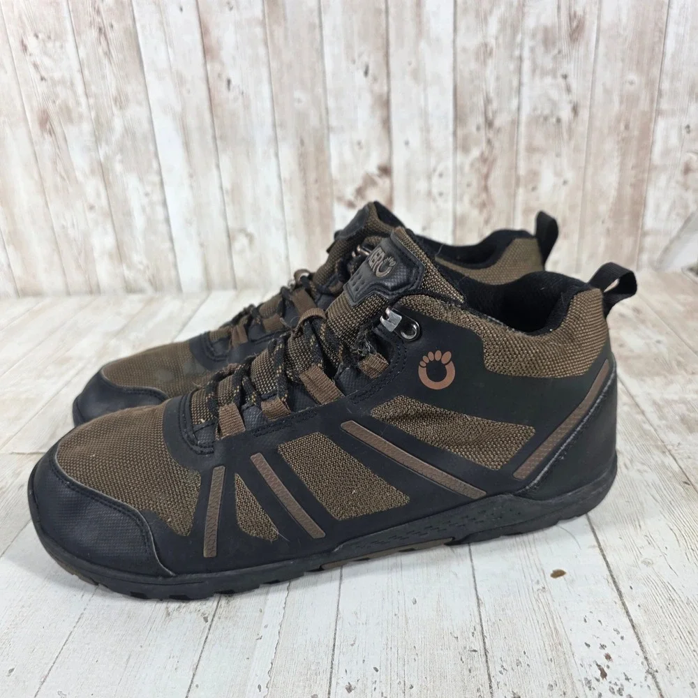 Xero Shoes Mens Daylite Hiker Fusion Minimalist Barefoot Boots Brown Black 11